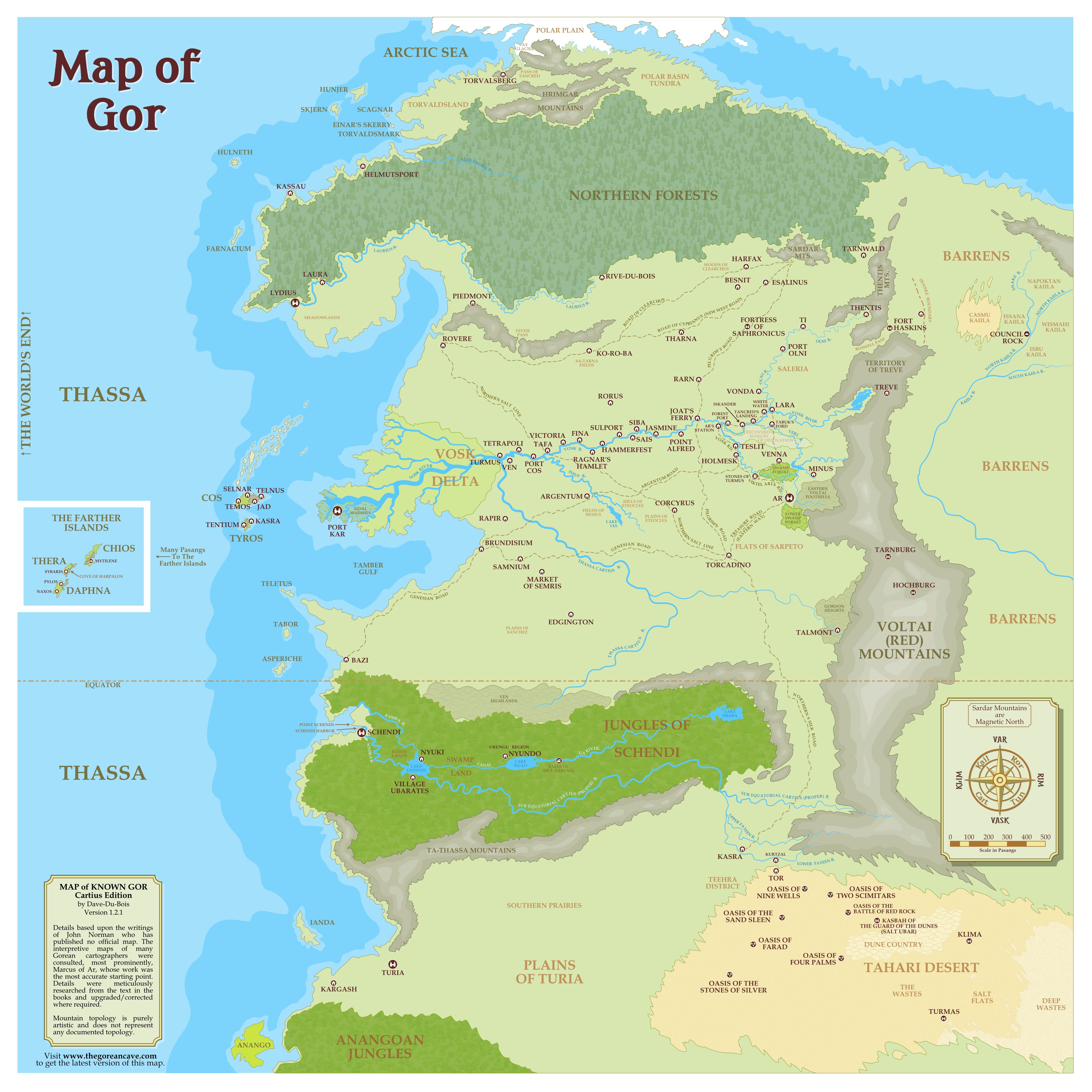 Gorean Map by Dave-Du-Bois